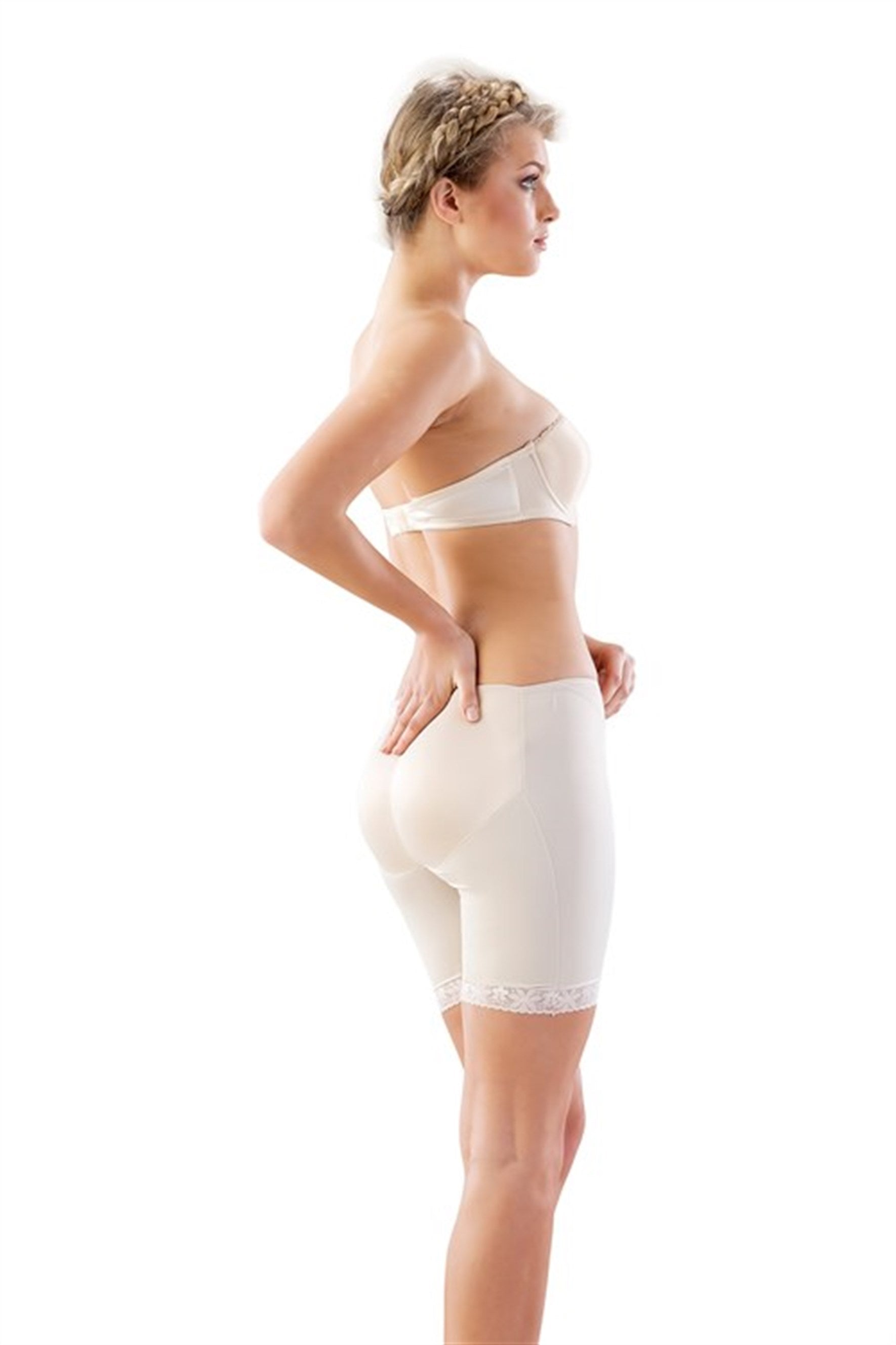 Emay 2002 Paçası Dantelli Pop-up Boxer Lohusa Korse - Rimel Homewear