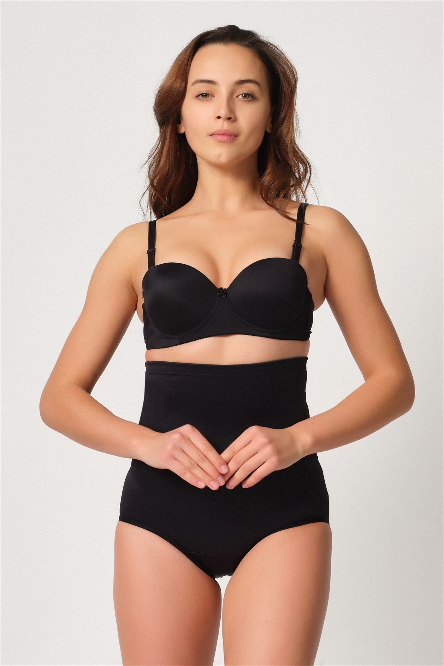 Emay 2005 Yüksek Bel Slip Pop-up Lohusa Korse - Rimel Homewear