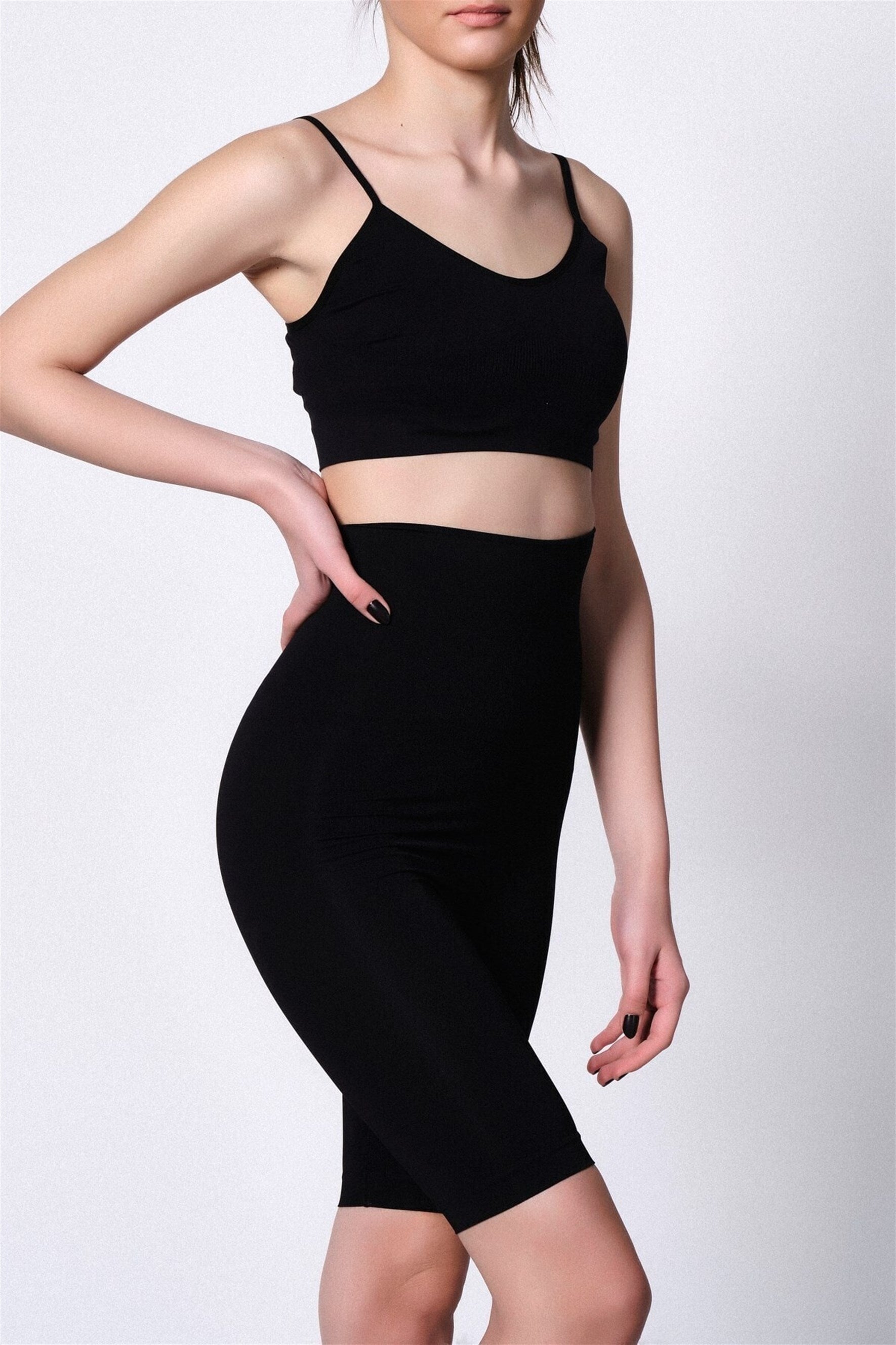 Emay 2015 Yüksek Bel Double Karın Toparlayıcı Uzun Paçalı Dikişsiz Lohusa Korse - Rimel Homewear