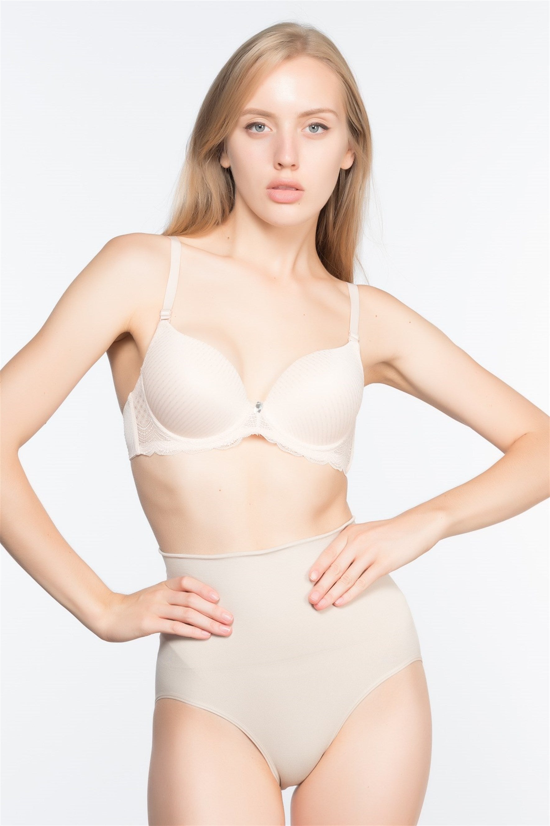 Emay 2021 Dikişsiz Düşük Bel Double Slip Lohusa Korse - Rimel Homewear