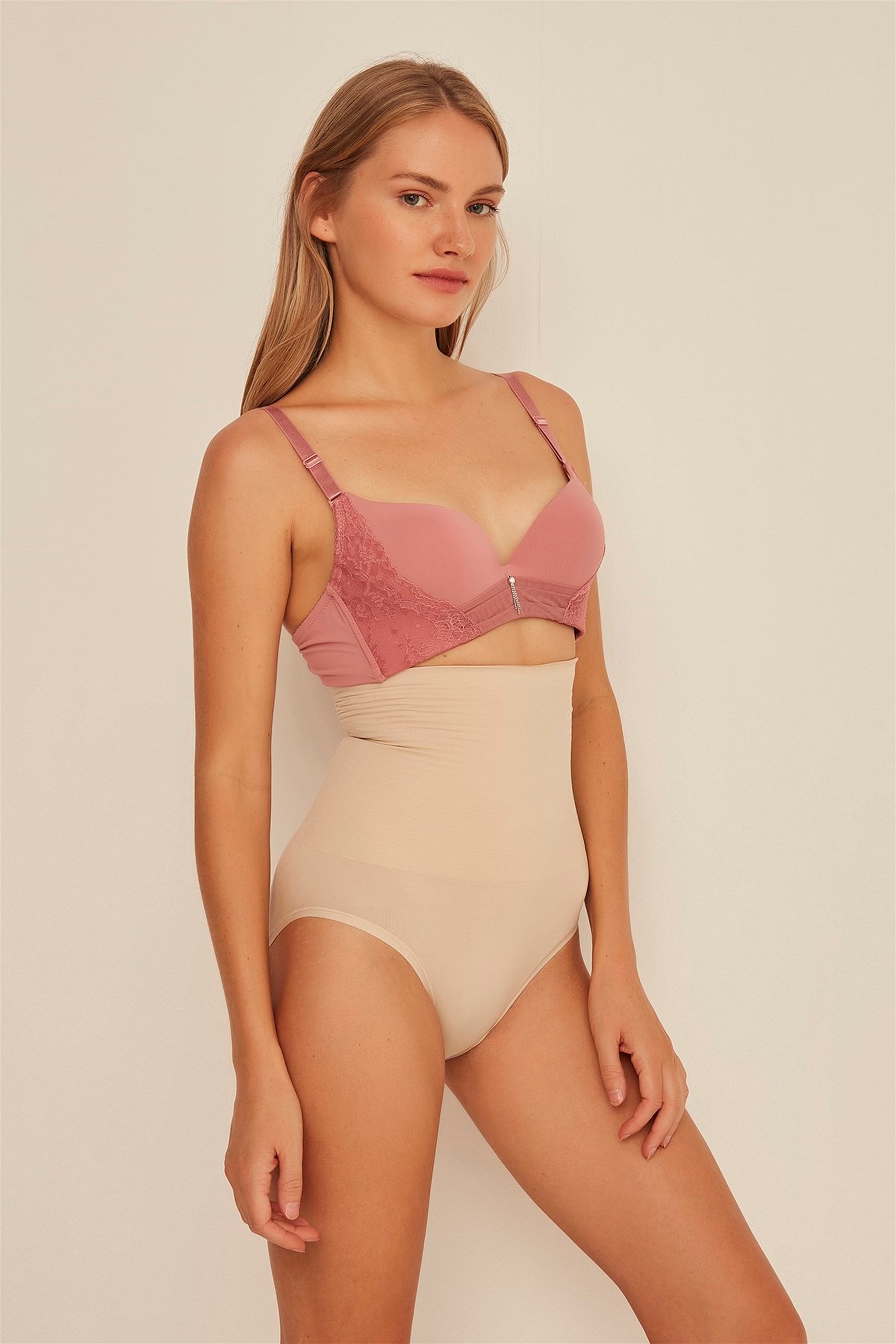 Emay 2029 Dikişsiz Masaj Özellikli Double Slip Lohusa Korse - Rimel Homewear