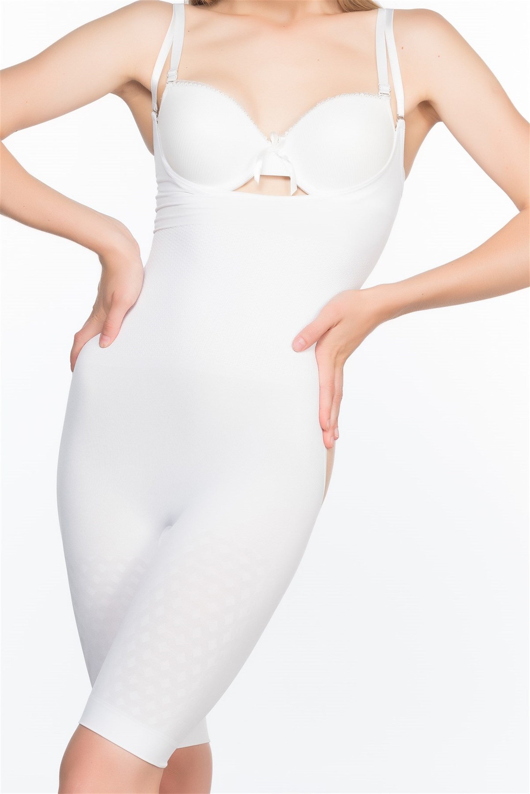 Emay 2038 Dikişsiz Uzun Paçalı Boxer Boy Lohusa Korse - Rimel Homewear