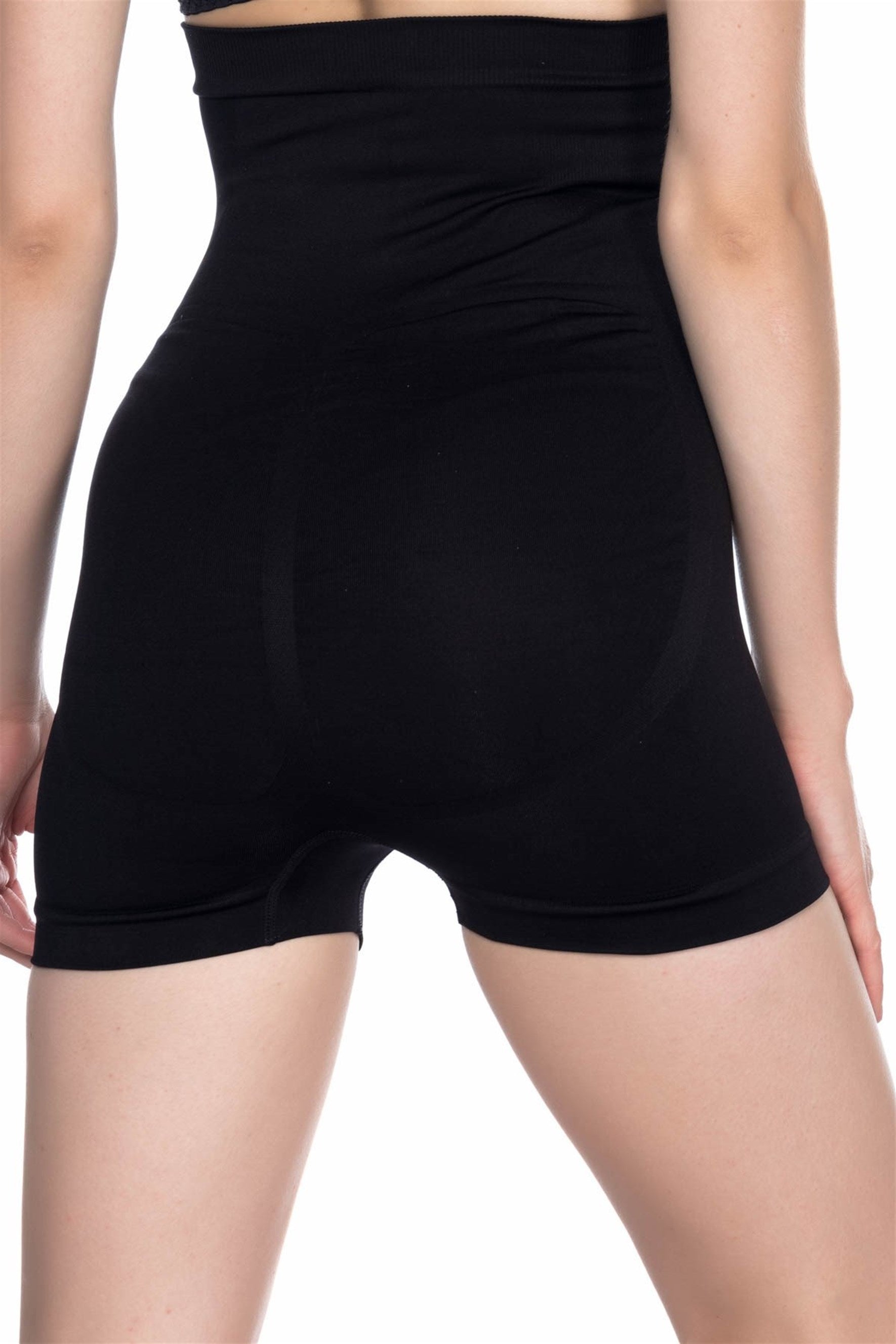 Emay 2047 Dikişsiz Uzun Bel Kısa Paça Boxer Lohusa Korse - Rimel Homewear