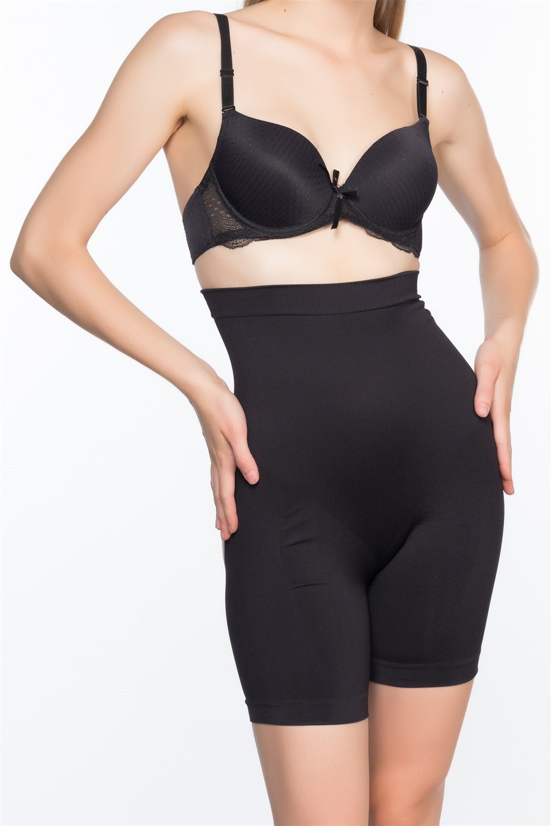 Emay 2063 Yüksek Bel Paçalı Lohusa Korse - Rimel Homewear