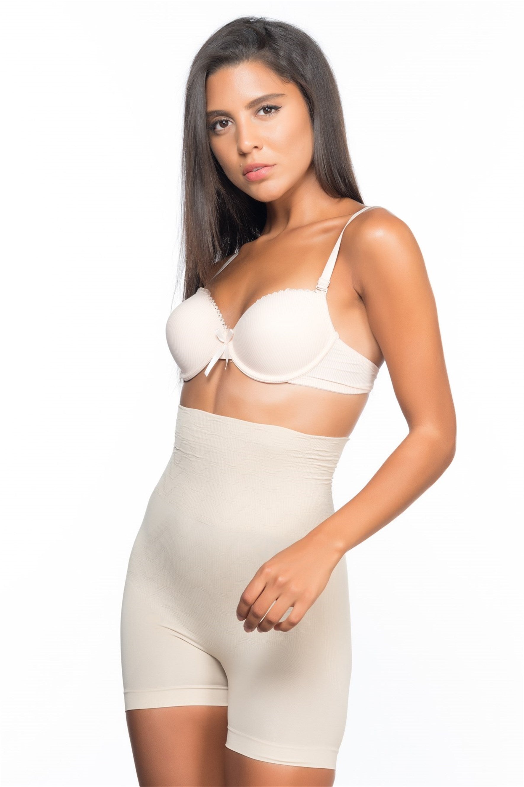 Emay 2075 Double Yüksek Bel Kısa Paçalı Lohusa Korse - Rimel Homewear