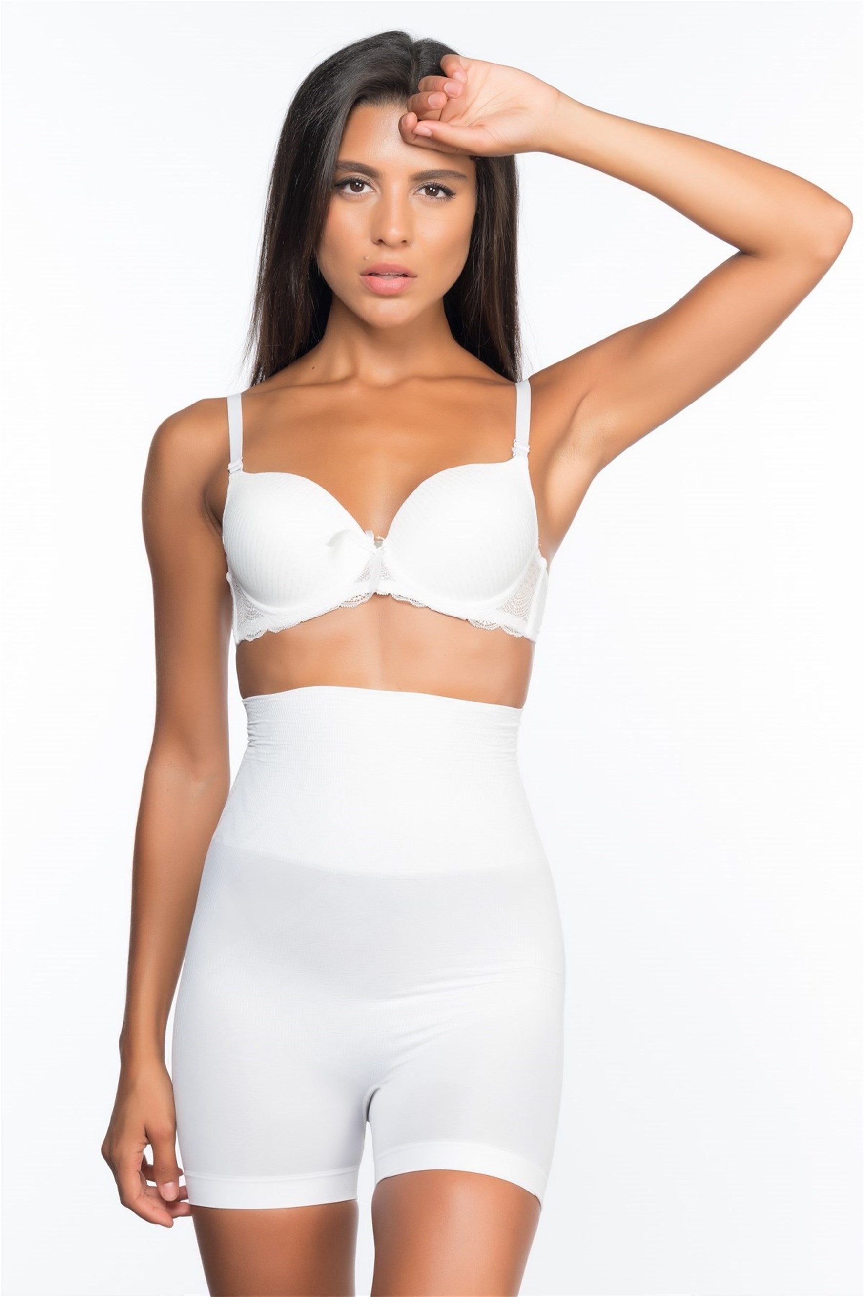 Emay 2075 Double Yüksek Bel Kısa Paçalı Lohusa Korse - Rimel Homewear