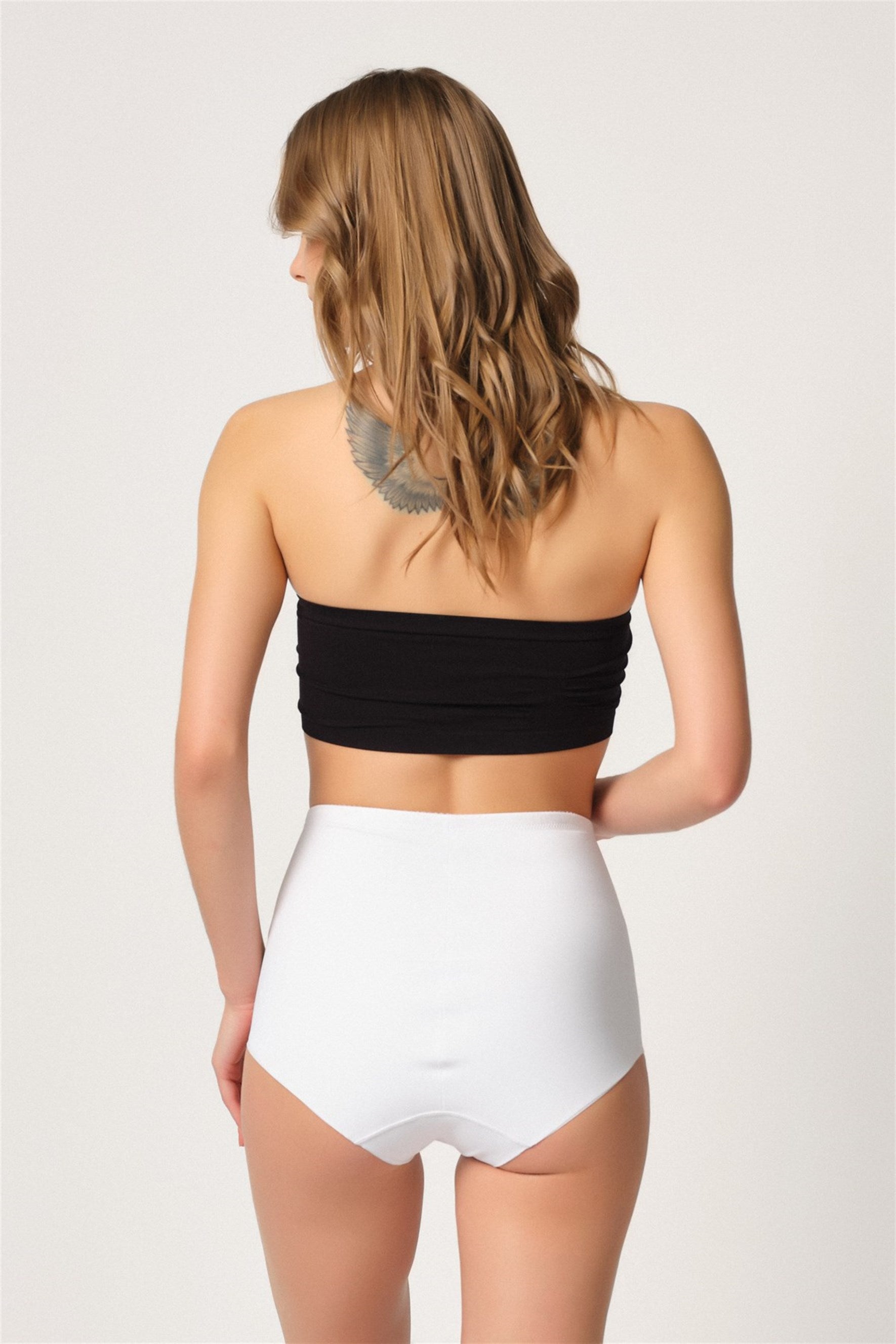 Emay 2819 Double Karın Toparlayıcı Slip Lazer Lohusa Korse - Rimel Homewear