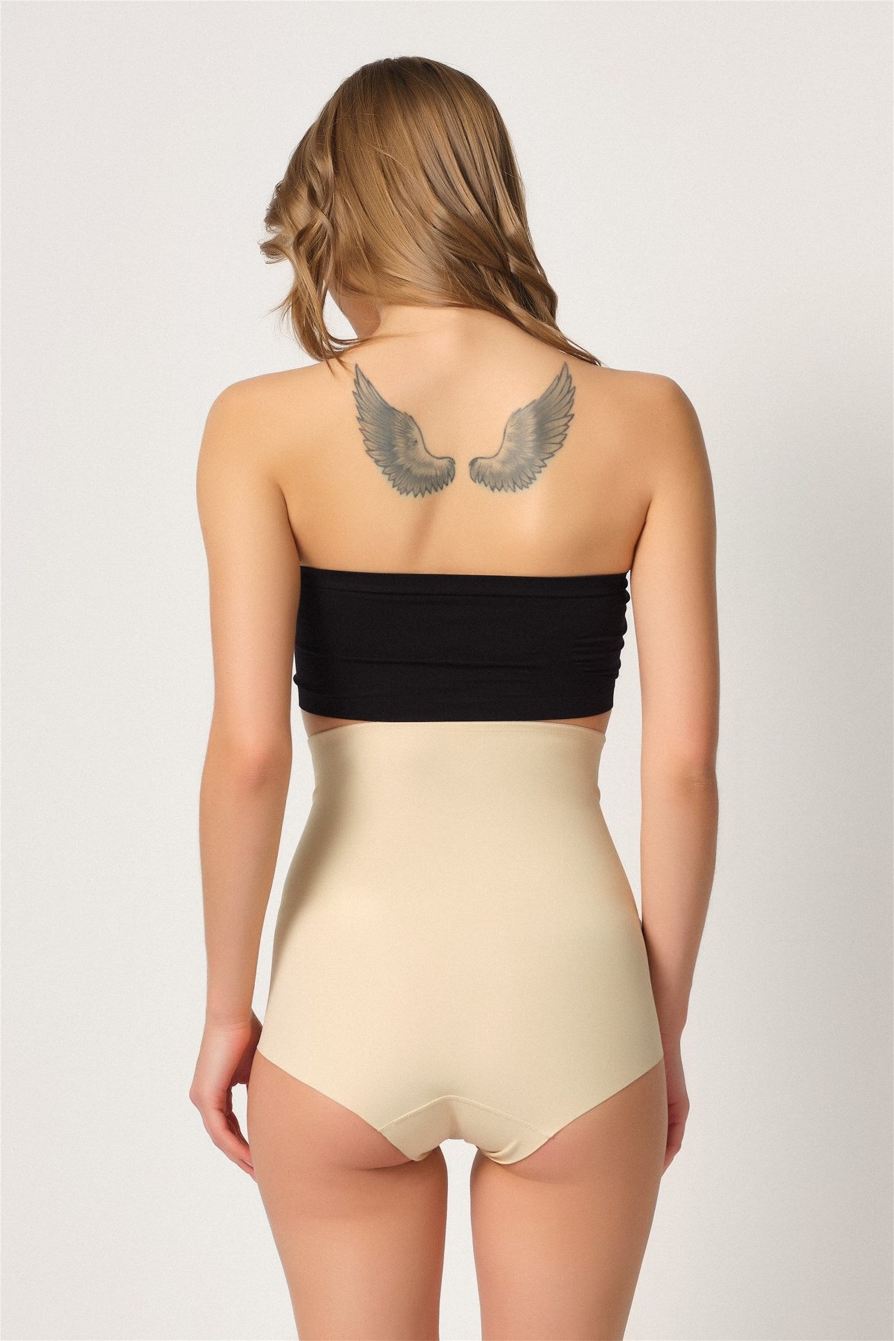 Emay 2920 Karın Toparlayıcı Destekli Lazer Slip Lohusa Korse - Rimel Homewear