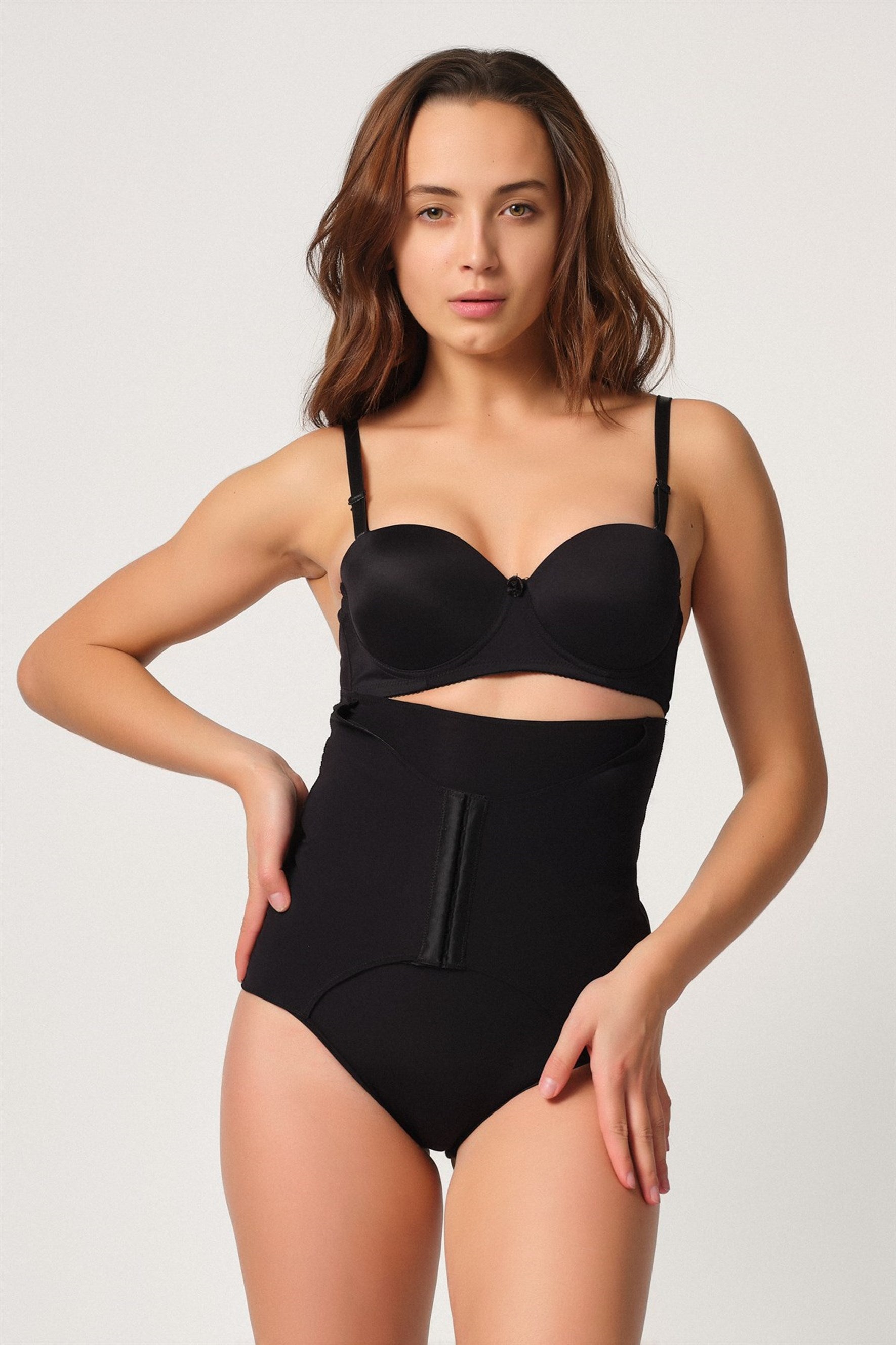 Emay 2932 Yelek Agraflı Lazer Slip Lohusa Korse - Rimel Homewear