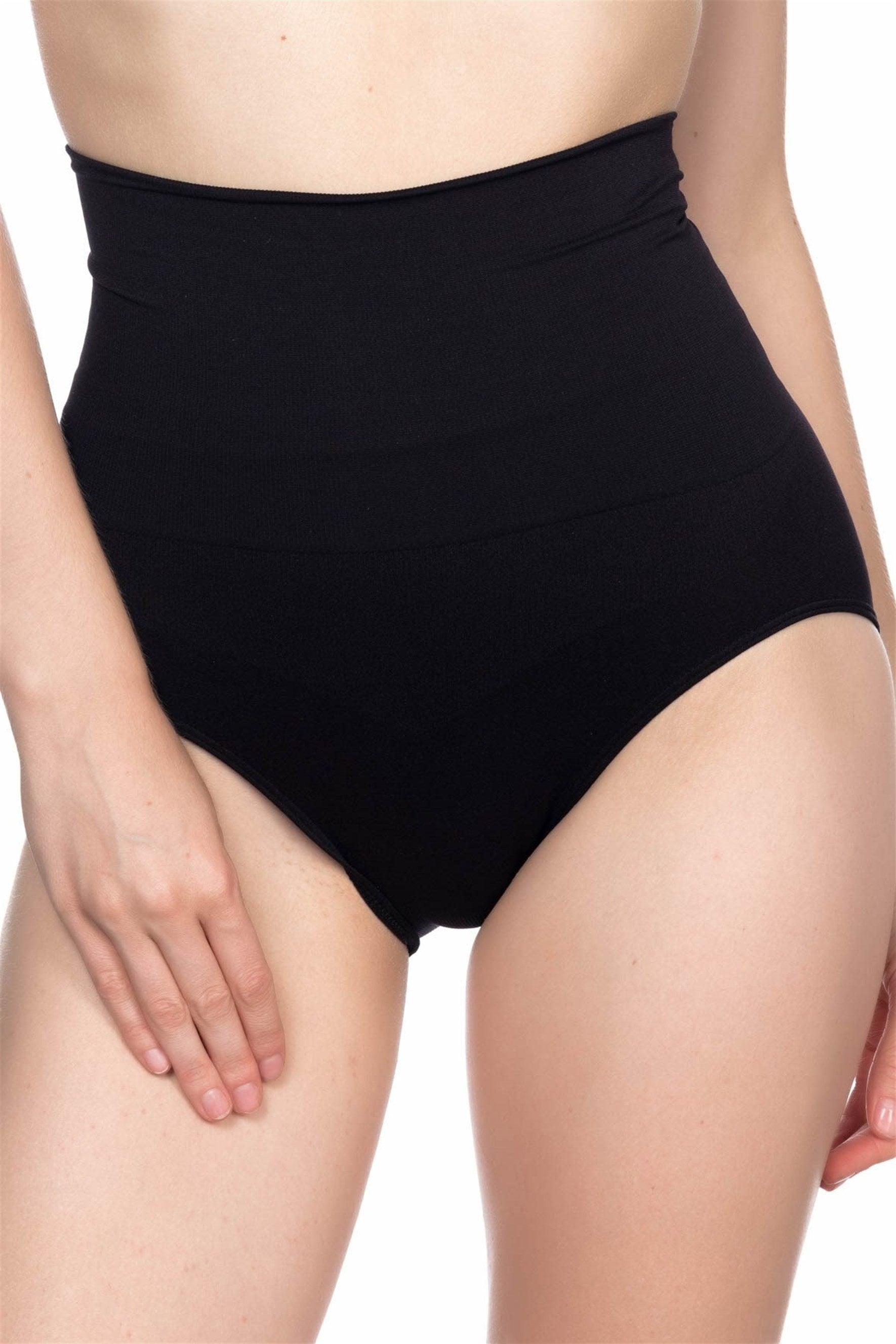 Emay 2200 Dikişsiz Slip Pantolon Lohusa Korse Beyaz - Rimel Homewear