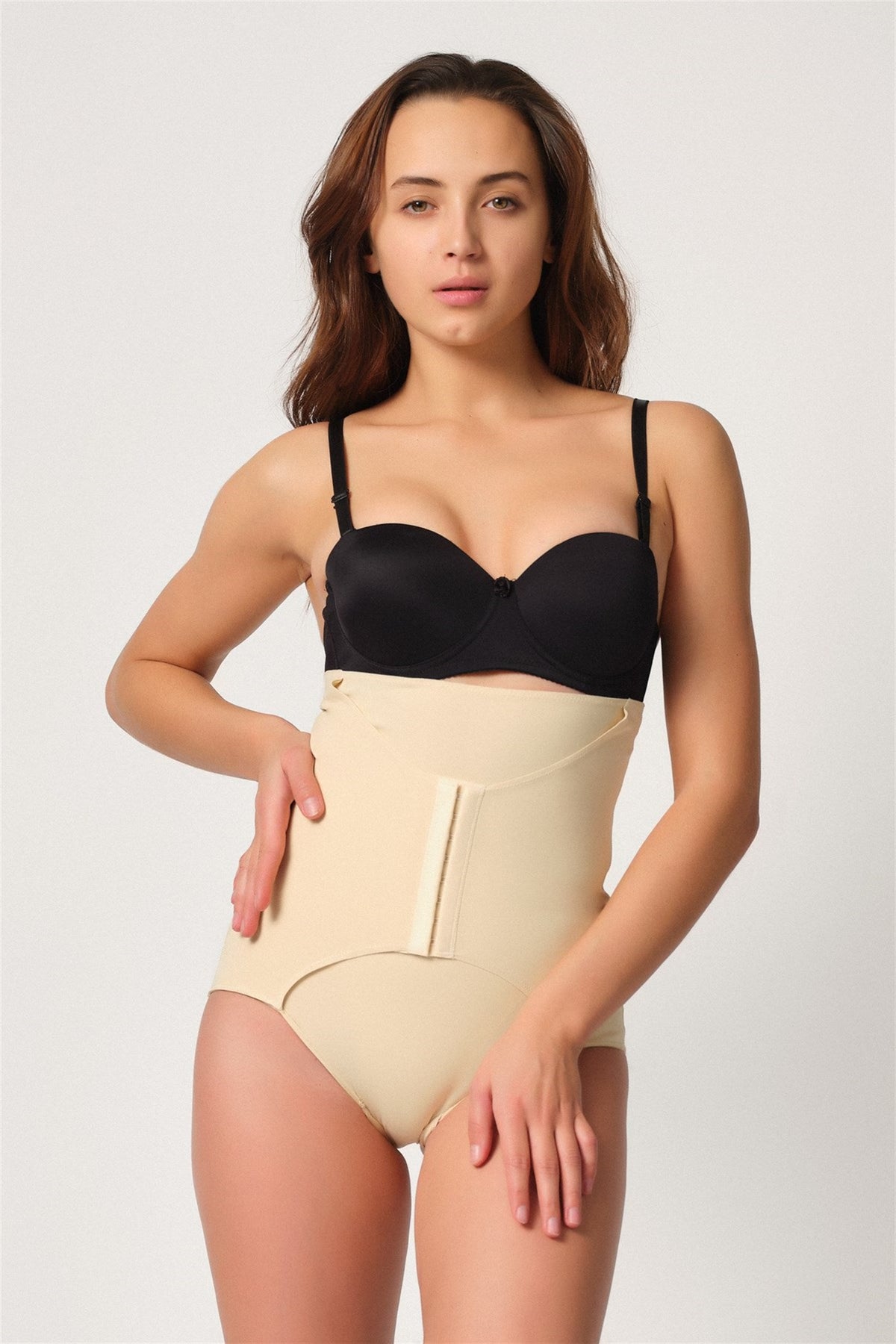 Emay 2932 Yelek Agraflı Lazer Slip Lohusa Korse - Rimel Homewear